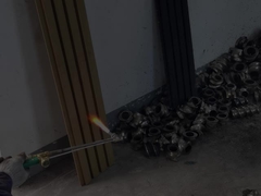 Composto de madeira à prova de fogo impermeável de B1 Wpc Wallpanel exterior canelado