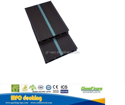 O Deck composto da extrusão natural do Co embarca WPC luminoso que pavimenta 16ft