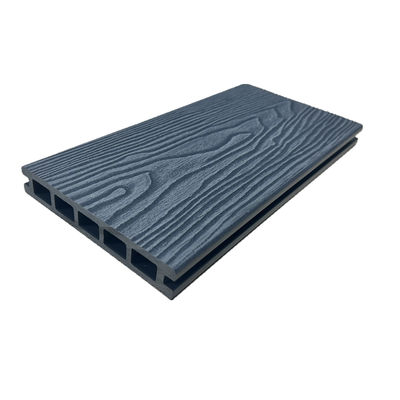 Vários tamanhos de madeira e plástico composto à prova de fogo Wpc Decking Boards Painel de piso