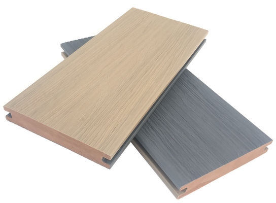 o Decking dobro da cor WPC 138x23 embarca a madeira composta do assoalho da coextrusão para o terraço