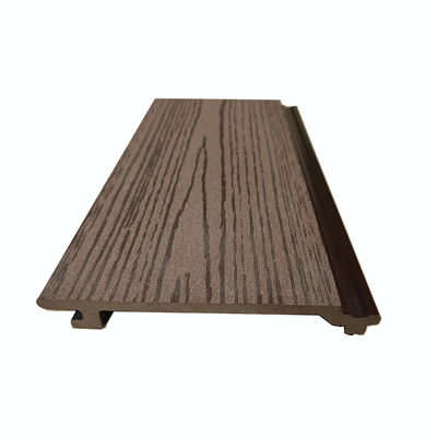 Revestimento decorativo impermeável comercial 155mm da parede dos painéis de WPC