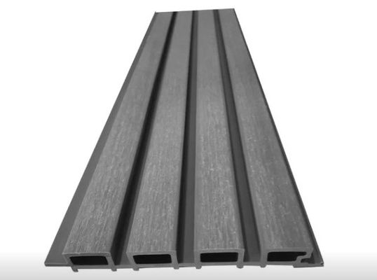 Revestimento exterior decorativo do jardim do painel de parede composto canelado plástico exterior WPC