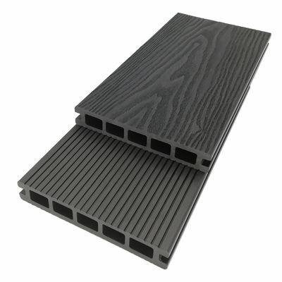 plástico gravado 3D de WPC 3,6 M Composite Decking Boards Planks ODM