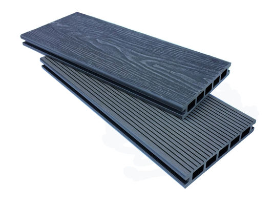 Eco 3D amigável gravou placas compostas do piso do piso de WPC 6m para o jardim exterior