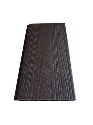 Grão de madeira WPC Esgrima 160*20 Anti-UV Placa de cerca composta de plástico de madeira Painel de cerca oca