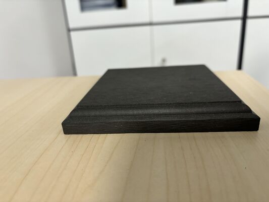 WPC Varanda À Prova D 'Água Ao Ar Livre Cobertura de Extremidade de Piso WPC Convés Composto Placa Final Rodapé Deck WPC Extremidade de Convés