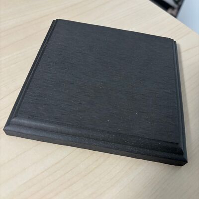 WPC Varanda À Prova D 'Água Ao Ar Livre Cobertura de Extremidade de Piso WPC Convés Composto Placa Final Rodapé Deck WPC Extremidade de Convés