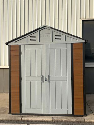 Casa pré-fabricada móvel para jardim externo - sala de armazenamento de utilidades durável