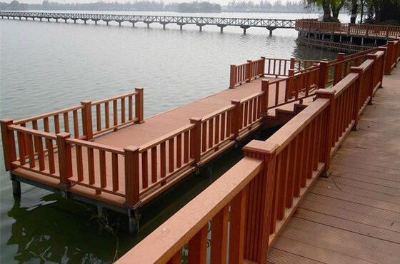 Mistura de acrílico WPC cerca decorativa para jardim doméstico de luxo