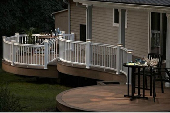 Esgrima WPC de 8 pés de altura anti-deformação para limite do campus escolar