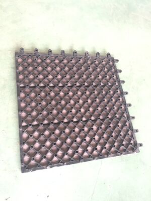Casa ao ar livre WPC Deck Tiles 30x30CM Pisos DIY duráveis ​​com aparência de madeira natural