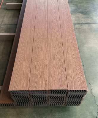 O composto durável do material de construção almofada o Decking exterior da mobília de WPC