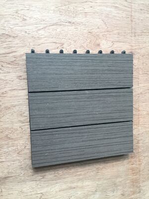 Atualização DIY de piso de varanda interna de 30x30 cm para laje de concreto em horas