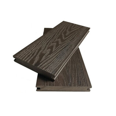 Deck composto com tampa de coextrusão WPC sólida externa para jardim