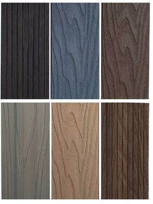 Deck composto de plástico de madeira de coextrusão para pisos externos à prova d'água