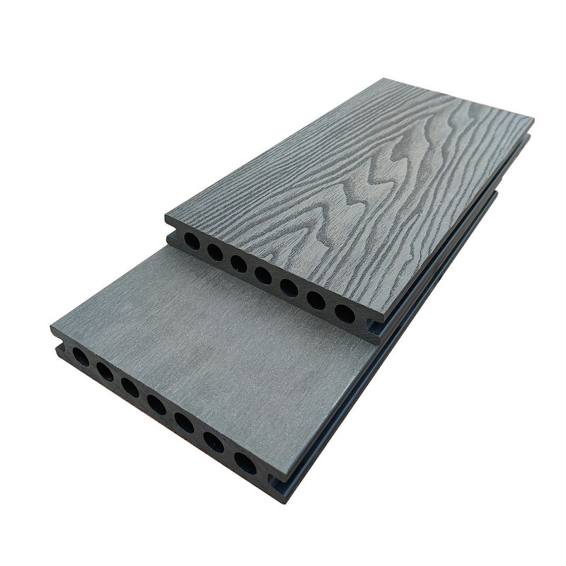 O Decking do pátio do OEM WPC embarca a decoração composta antracite do assoalho do Decking