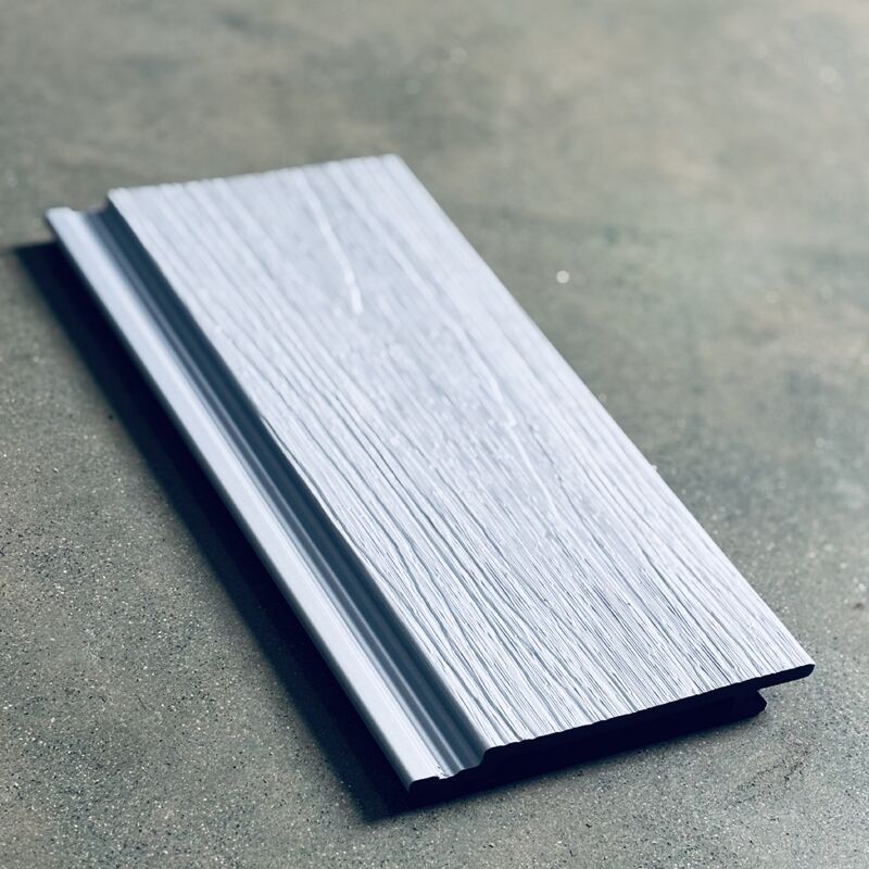 Painel WPC Metálico Azul-Prata: Fusão do Ritmo do Oceano e Tecnologia Moderna