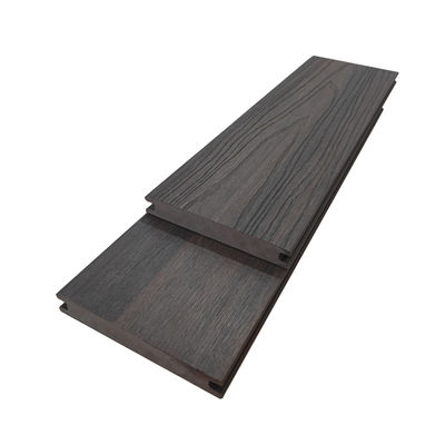 Rachadura plástica de madeira WPC do deck composto da anti extrusão impermeável exterior do Co do deslizamento resistente