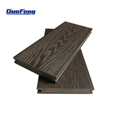 Deck composto de madeira de plástico barato para exterior e piso WPC