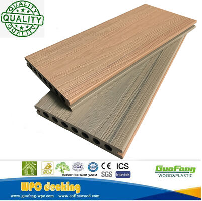 Deck composto de plástico de madeira de coextrusão para pisos externos à prova d'água